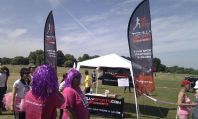 warming up for the Richmond Old Deer Park event with TotallySporty.com 6